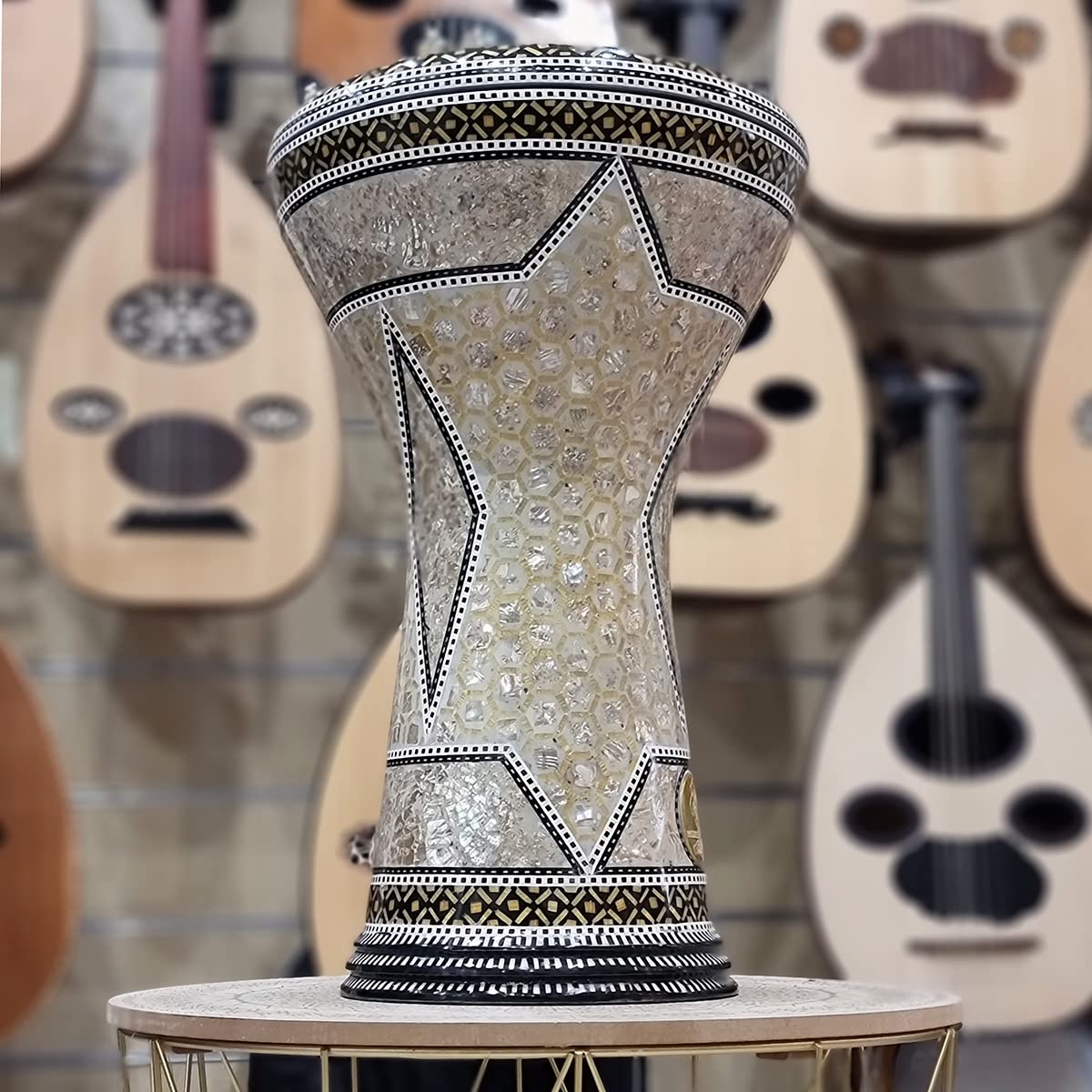 Derbouka egipcia, modelo Aixite rojo – Música Oriental, Bellydance – Gawharet El Fan