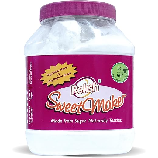 Relish Sweet Maker Blend of Relish Diet Sugar and Regular Su