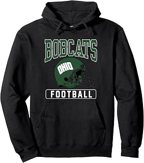 Ohio University Bobcats Football Helmet Pullover Hoodie