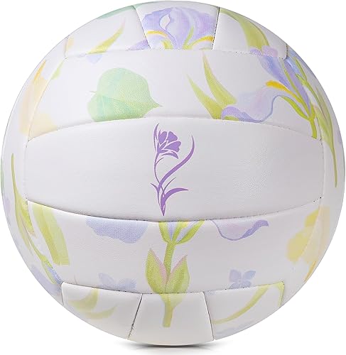 Miniatura 10 de Pecogo Volleyball Size 5 PU Leather Soft Indoor Outdoor Volleyballs Sports Training Game Play Ball for Beginner Teenager Adult 82