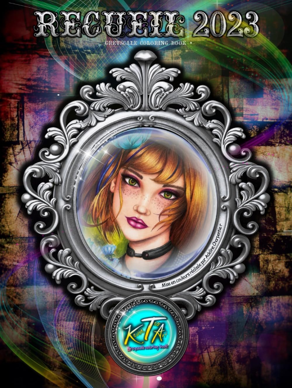 Recueil 2023 Greyscale Coloring Book : finis les coloriages plats sans relief ni volume