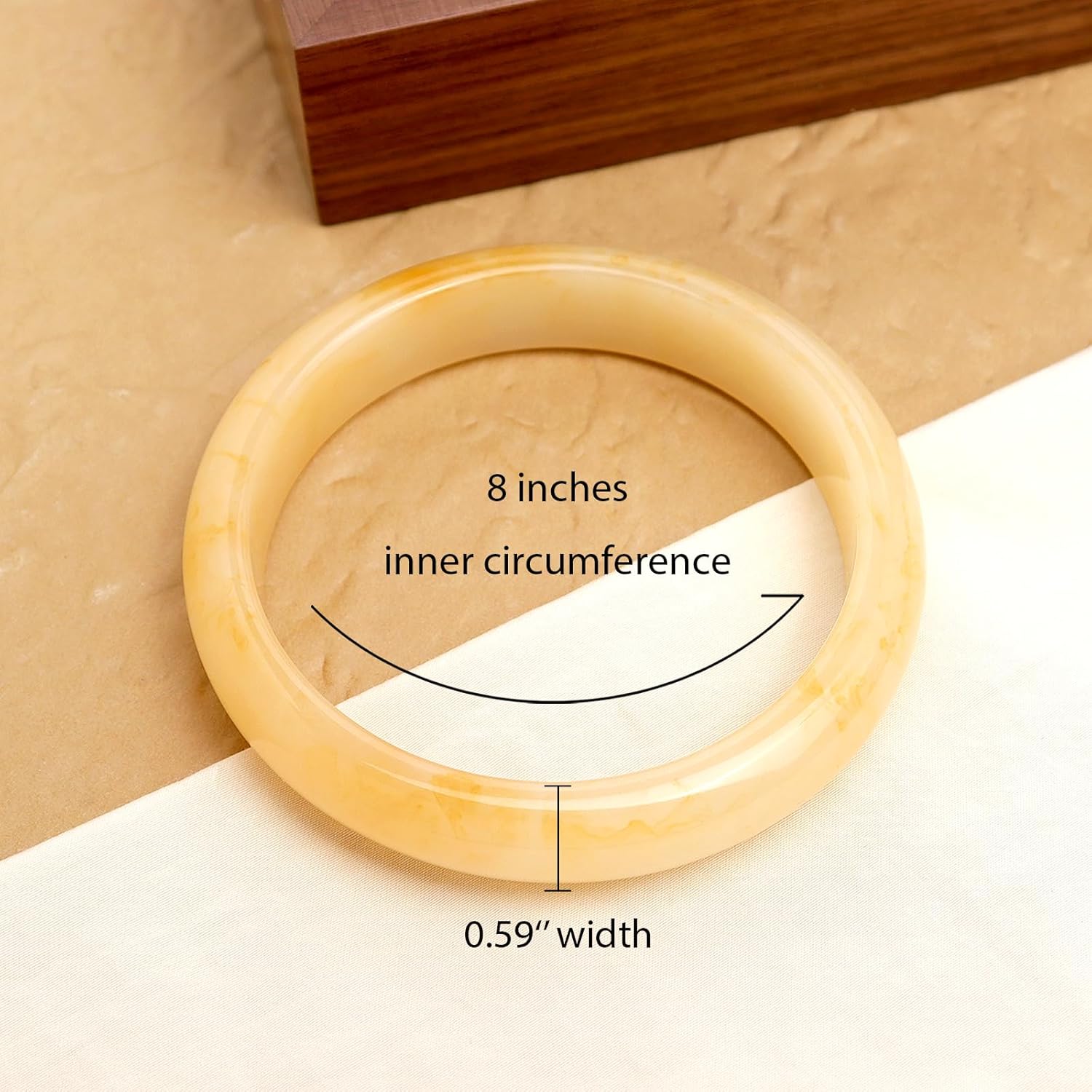 Chunky Resin Wide Bangle Bracelets for Women, Trendy Statement Transparent Beige Brown Acrylic Acetate Tortoiseshell Wristbands Round Mottled Bracelet Prom Holiday Jewelry Gift - Image 3