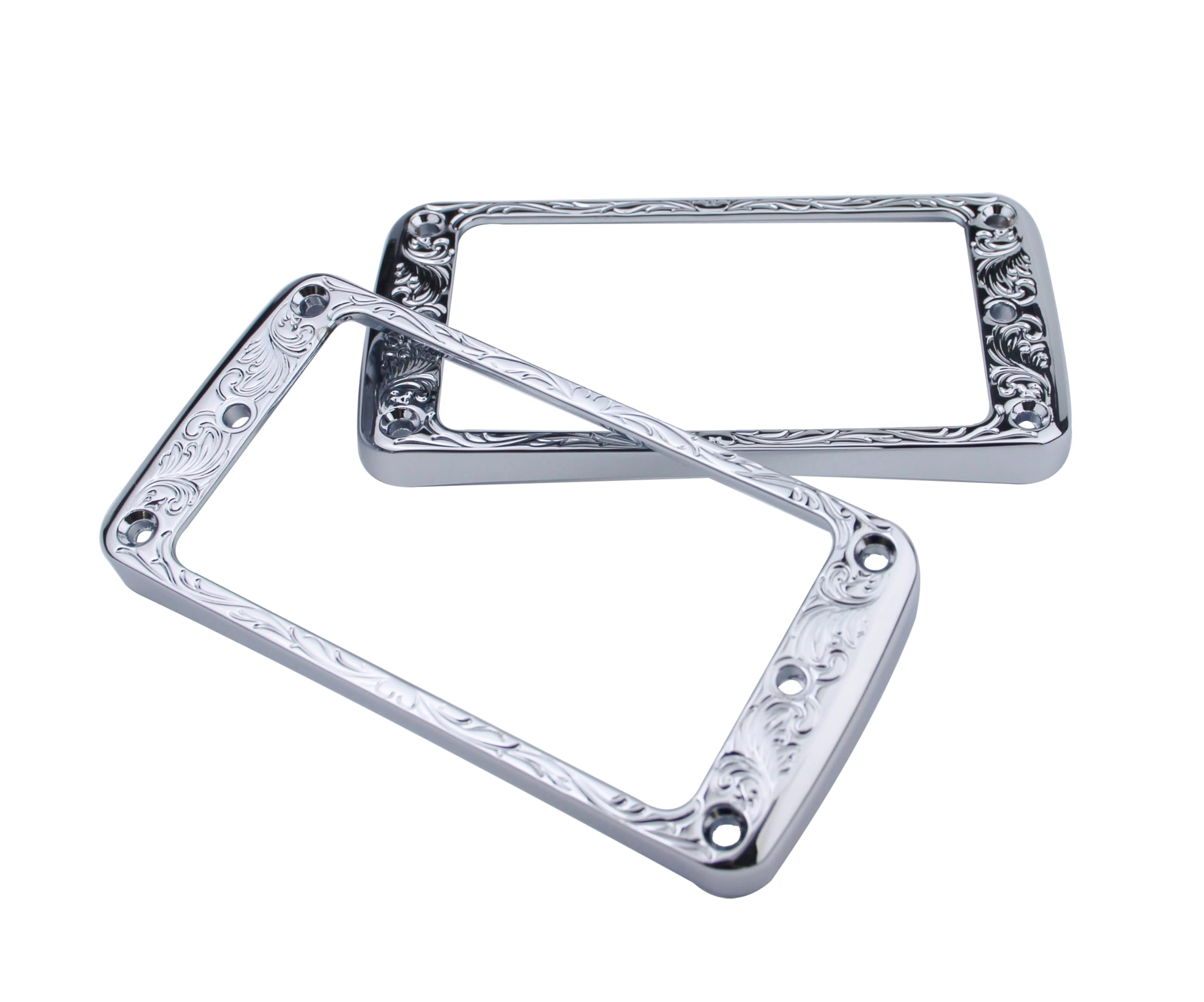 Guyker Metal Guitar Truss Rod Cover, Guitar Head Cover 2 Holes Replacement Part