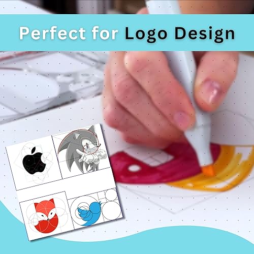 Miniatura 2 de Conjunto de plantillas de plantillas para dibujo un conjunto de plantillas inspiradas en Fibonacci para la herramienta de dibujo para artistas