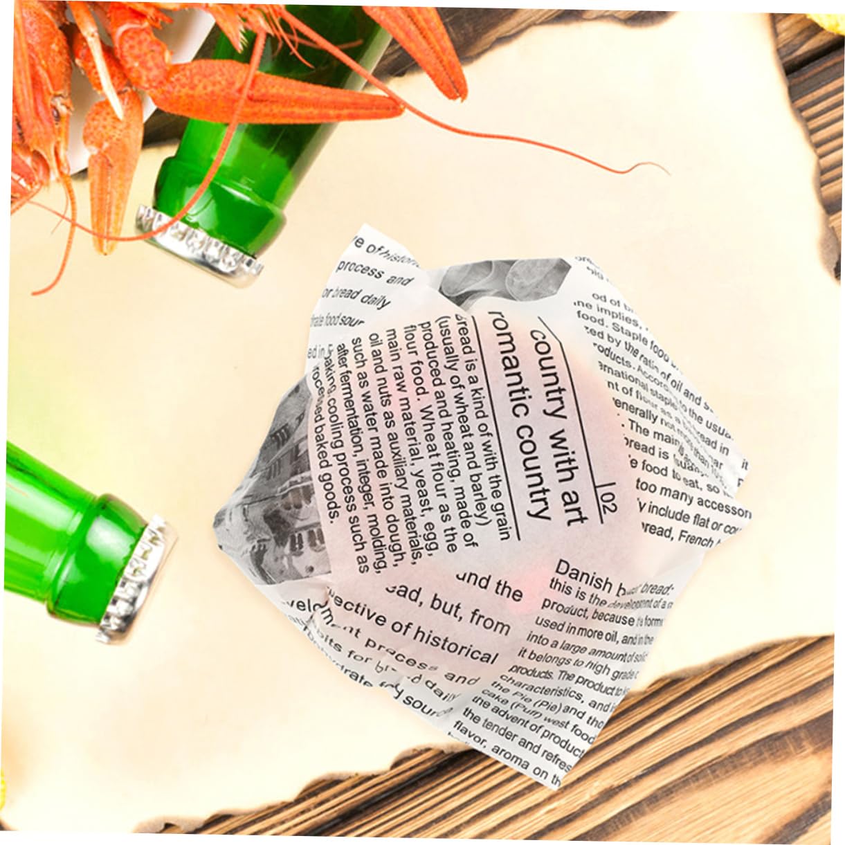 Papel 120 Hojas para Envolver Alimentos Multifunción Antigrasa Papel Resistente de Horno para Hamburguesas y Sándwiches en Fiestas y Bodas