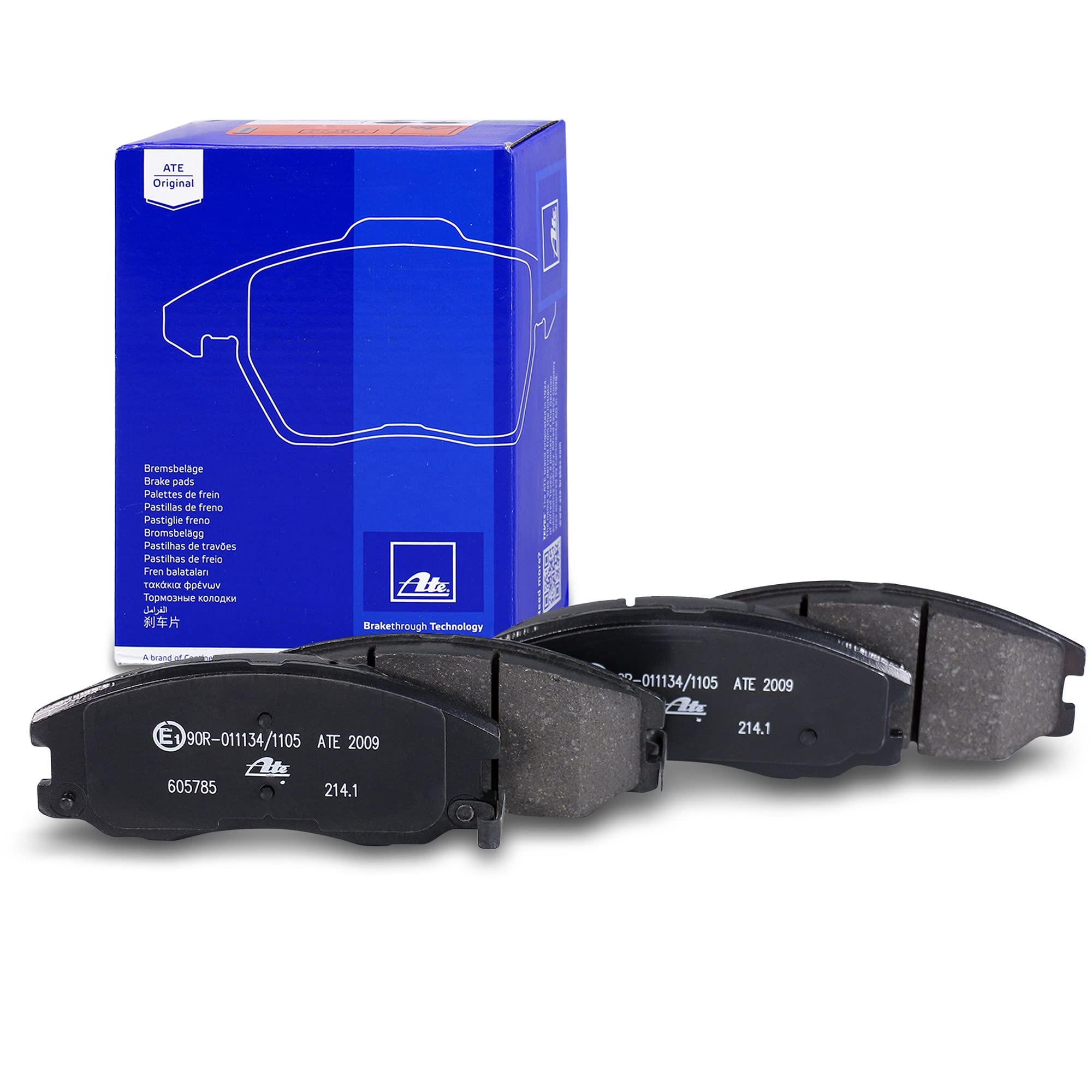 Disc Brake Pad Set-Ceramic Disc Brake Pads ATE LD2616 - View #4