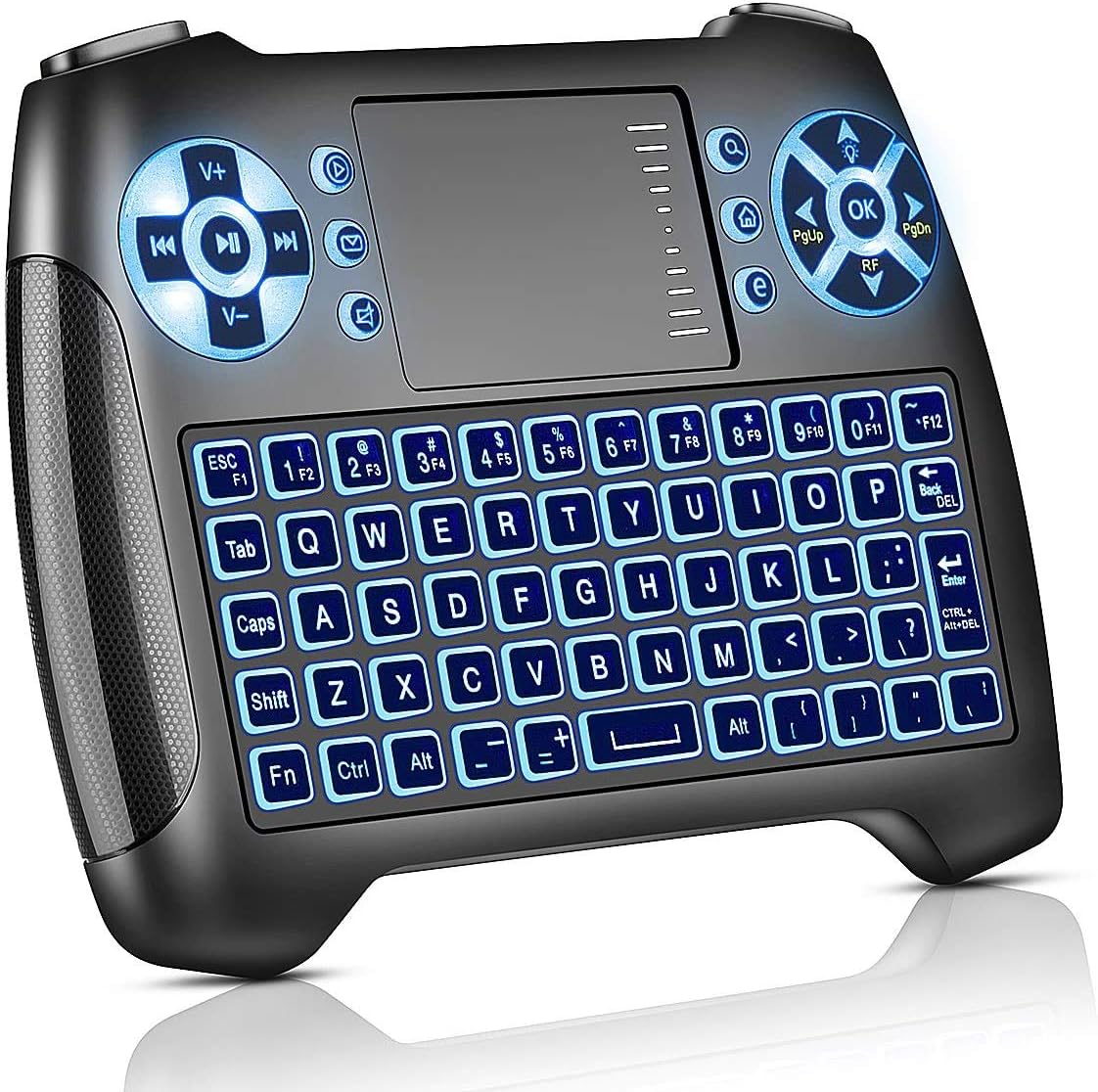 Mini Wireless Touchpad Keyboard With Mouse Backlit For Pc, Pad, Xbox 360, Ps3, Google Android Tv Box, Htpc, Iptv