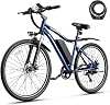Heybike Electric Bike for Adults, 1200W Peak Brushless Motor, up to 50Miles, 28mph Max Speed Electric Mountain Bike, 480WH Removable Battery Ebike, 27.5 Tires, 7-Speed and Front Suspension