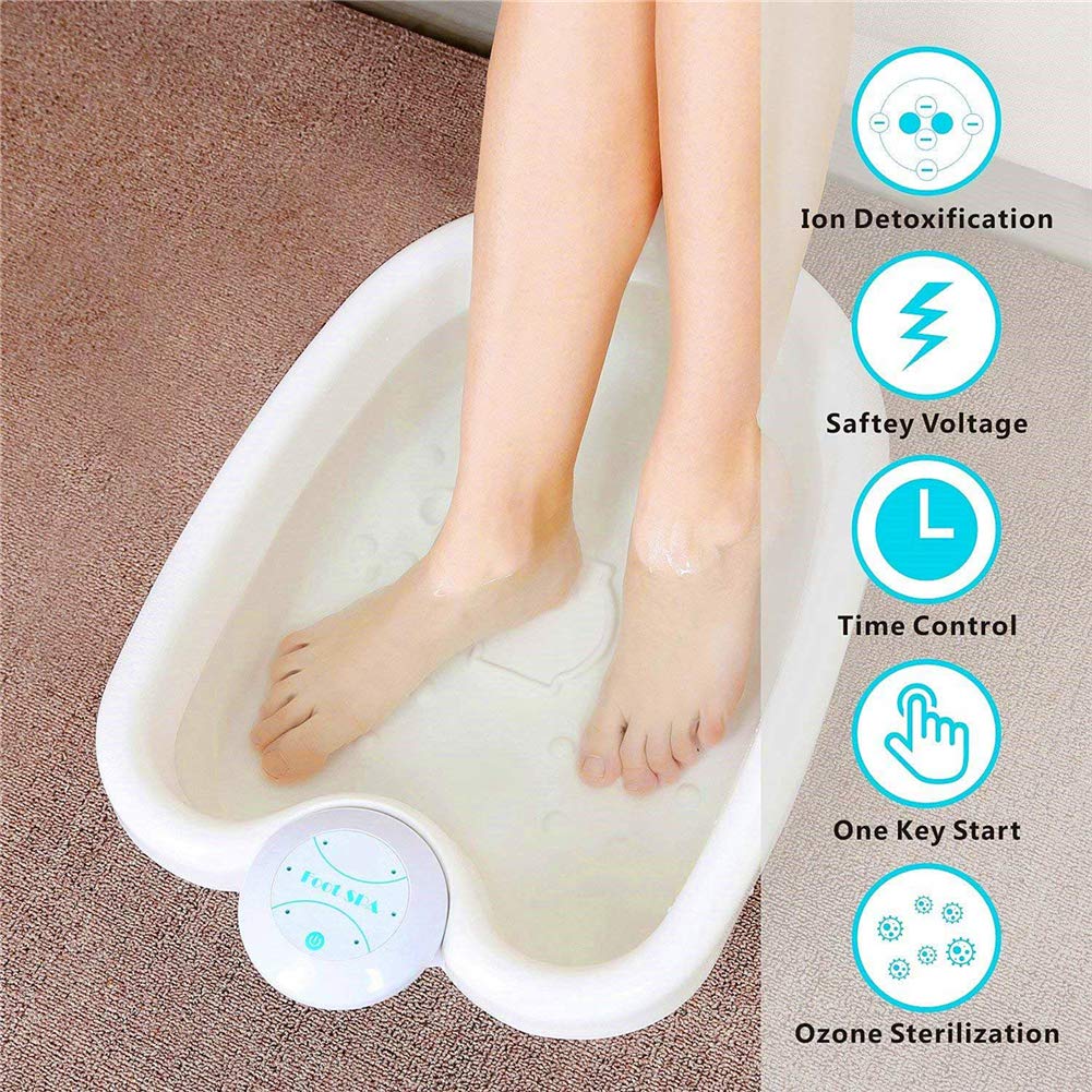 Ionic Foot Bath, Foot Bath Spa Machine, Foot Bath massage, Cleanse for Home Beauty Salon Spa Use，USA shipping : Beauty & Personal Care