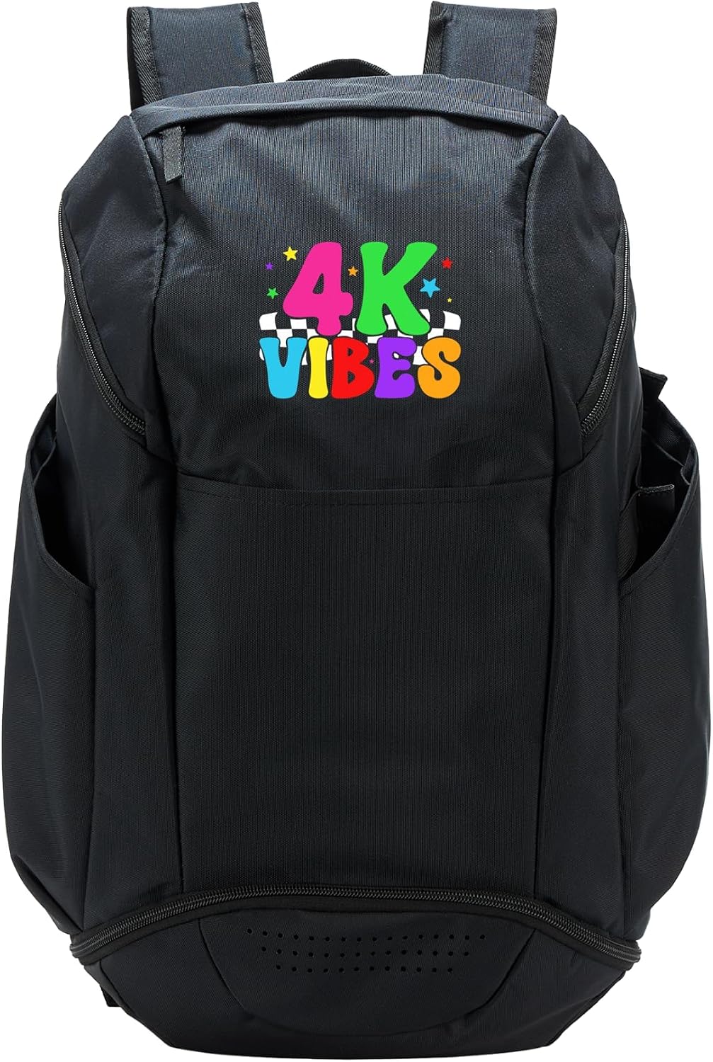 4K Vibes First Day Of 4K Teacher Groovy 4K Student Sport Backpack