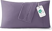 Vista 11 de Bedsure Juego de 2 fundas de almohada de tamaño estándar, fundas de almohada de microfibra cepillada blanca, súper suaves, fundas de almohada