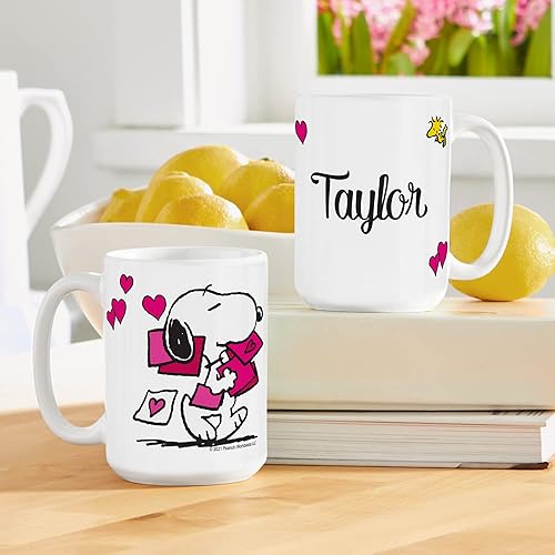 Miniatura 2 de Let's Make Memories Taza oficial de Peanuts personalizada Love From Snoopy - Love