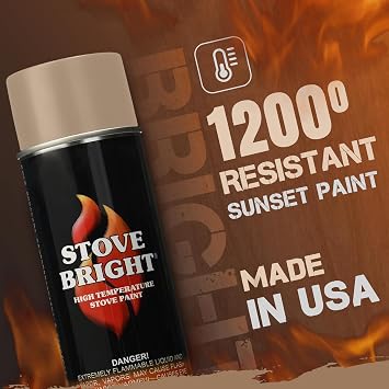 Stove Bright High Temp Paint - Sunset