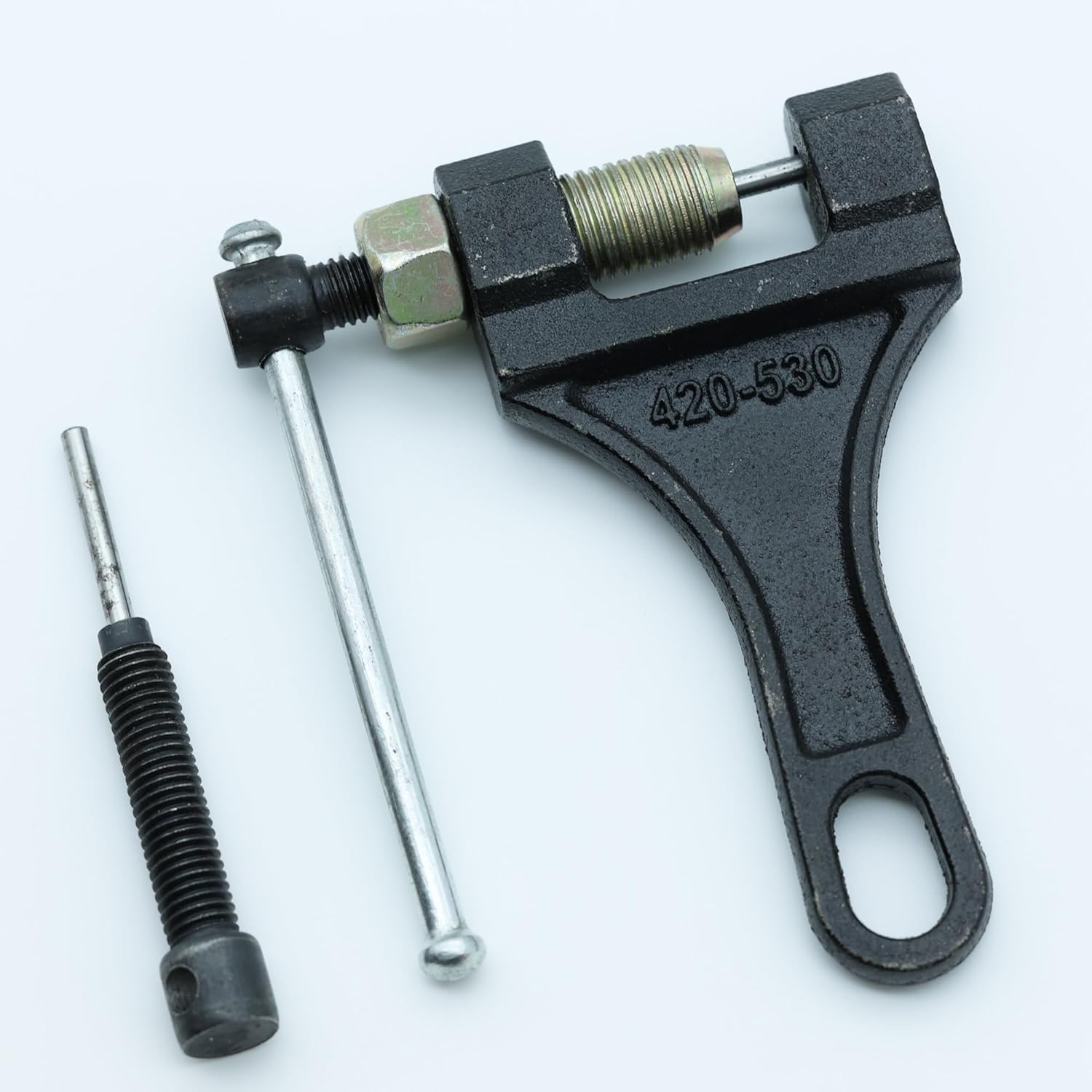 Chain Breaker & Riveting Tool #420-530 for Dirt Pit Bike ATV Quad Go Kart Scooter Motorcycle Bicycle Chain Break # 420 428 520 525 528 530, GB100