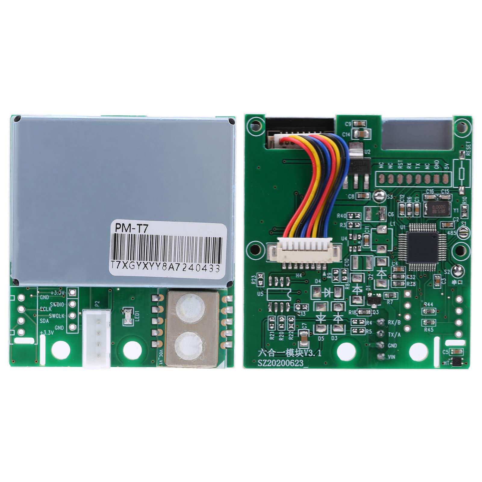 Módulo Sensor de Calidad del Aire con Detección de CO2 Soporte de Calibración de Chip Británico para Sistemas de Aire Cartón Sintético
