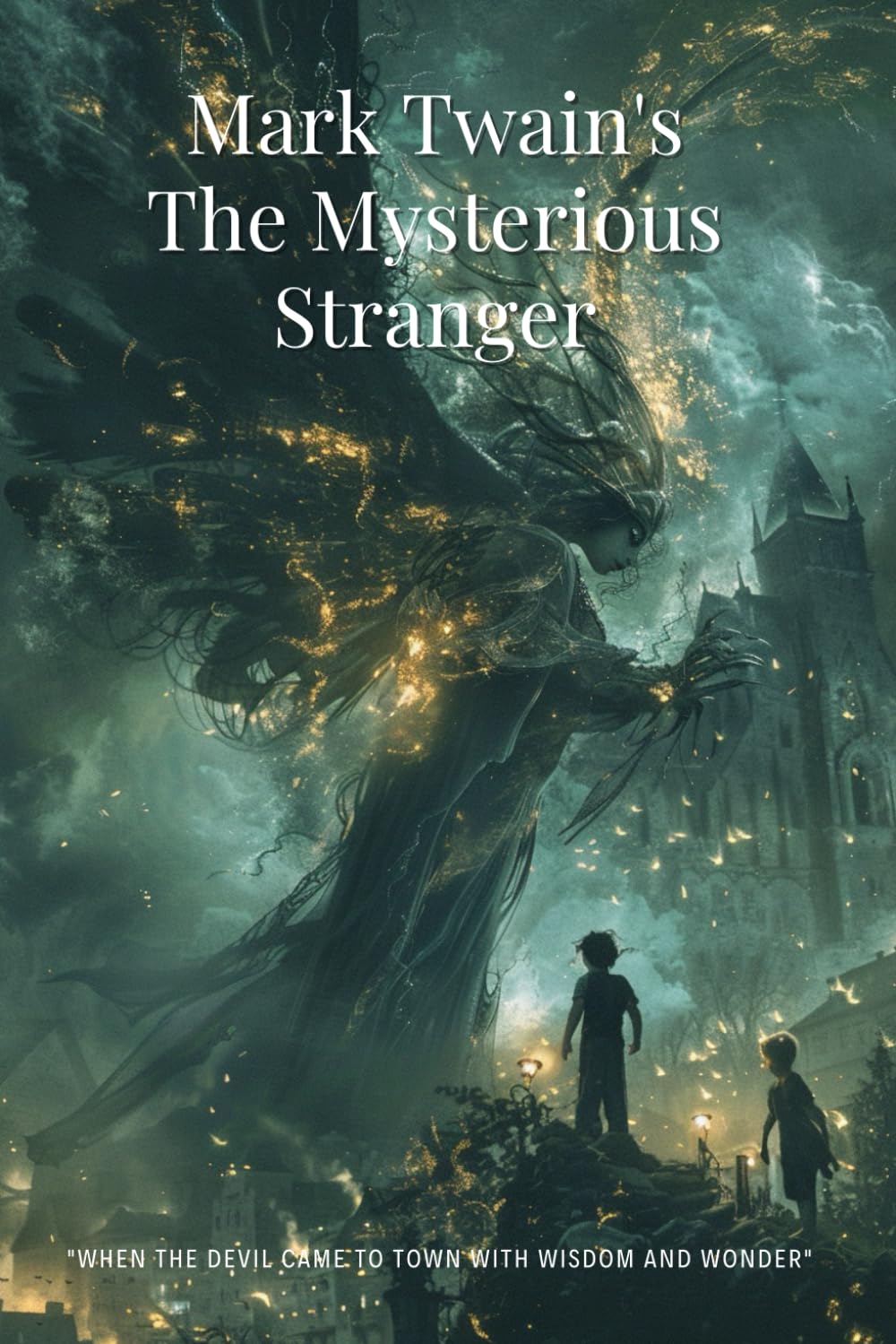 Mark Twain's The Mysterious Stranger (Illustrated & Annotated): Complete with Three Additional Stories: A Fable, Hunting the Deceitful Turkey, and The McWilliamses and the Burglar Alarm