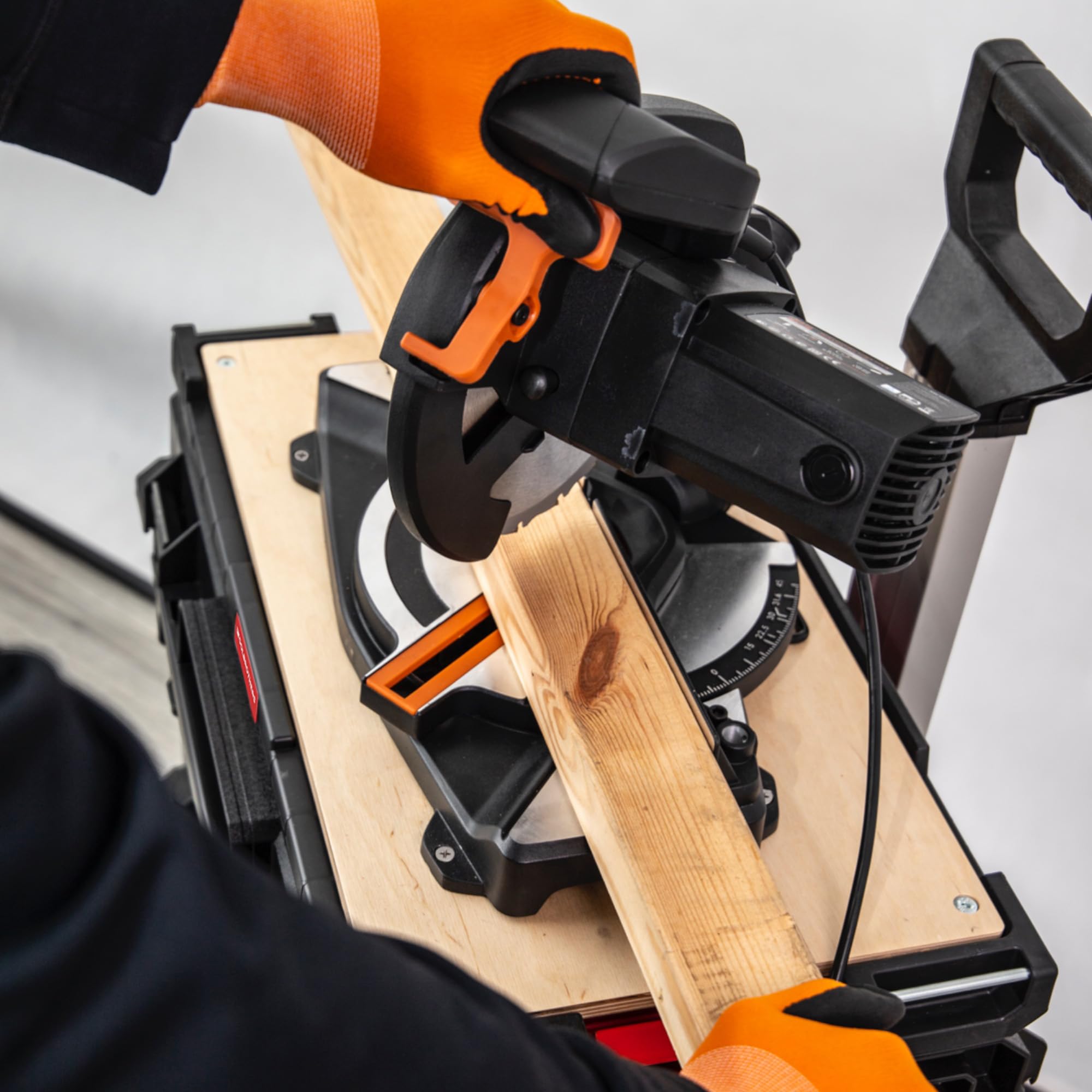 Toolbrothers RHINO - Piano di lavoro XXL in legno, 580 x 325 x 70 mm, portata 30 kg
