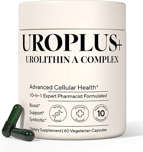 Complejo de longevidad liposomal de UROLITINA A 10 en 1 de 1250 mg w. NAD+, ribósido de nicotinamida y resveratrol El apoyo mitocondrial