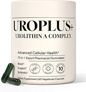 Plus+Ultra 10-in-1 UROLITHIN A 1250mg Liposomal Longevity Complex | w. NAD+, Nicotinamide Riboside & Resveratrol – Mitochondrial Support Promotes Cellular Energy, Anti-Aging & Muscle Recovery