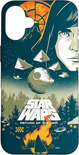Miniatura 23 de Funda para iPhone 15 Pro Max con póster de película retro ilustrada de Star Wars El regreso del Jedi