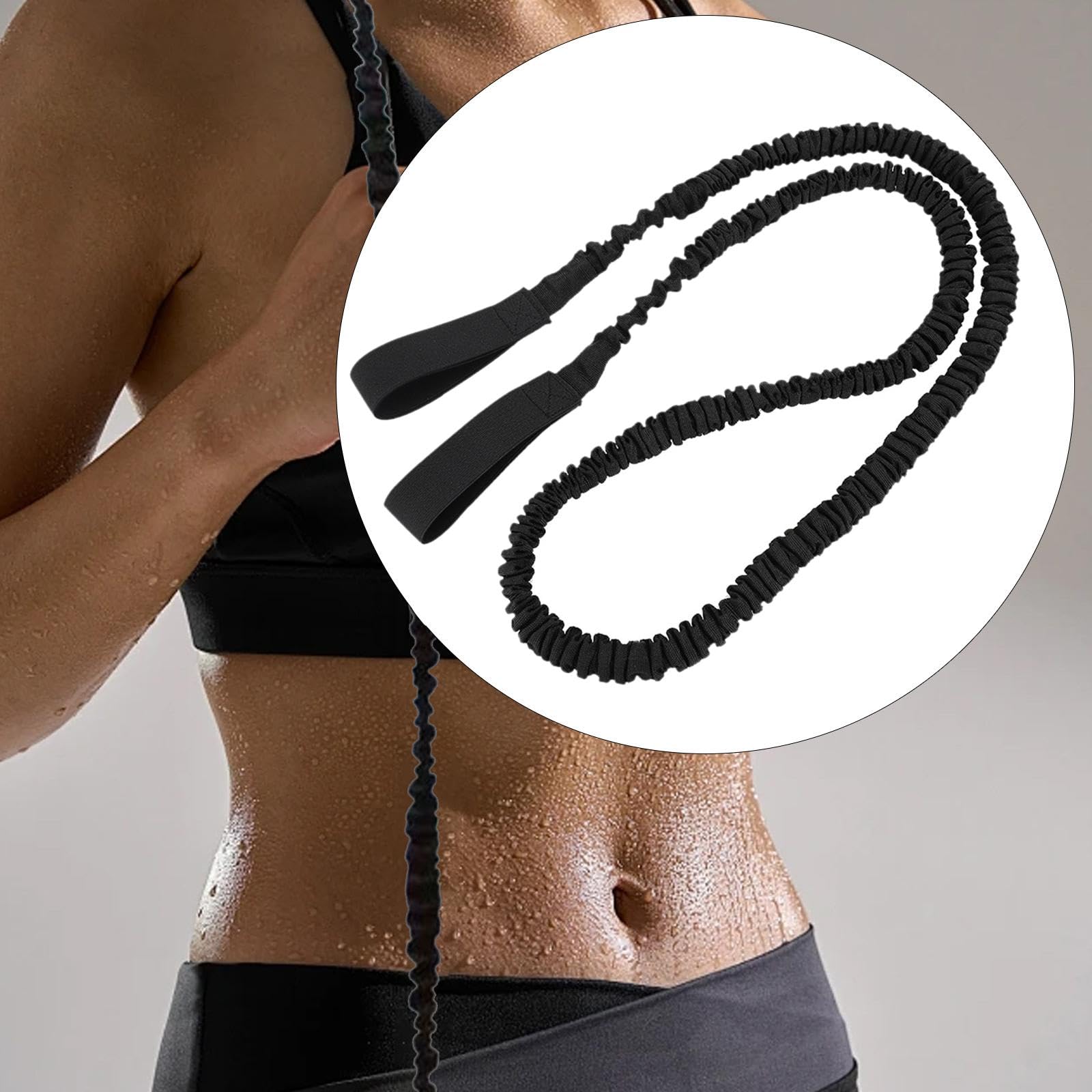 Correas de Estiramiento, Banda Elástica para Ejercicios, Banda de Resistencia para Pilates Y Gimnasia