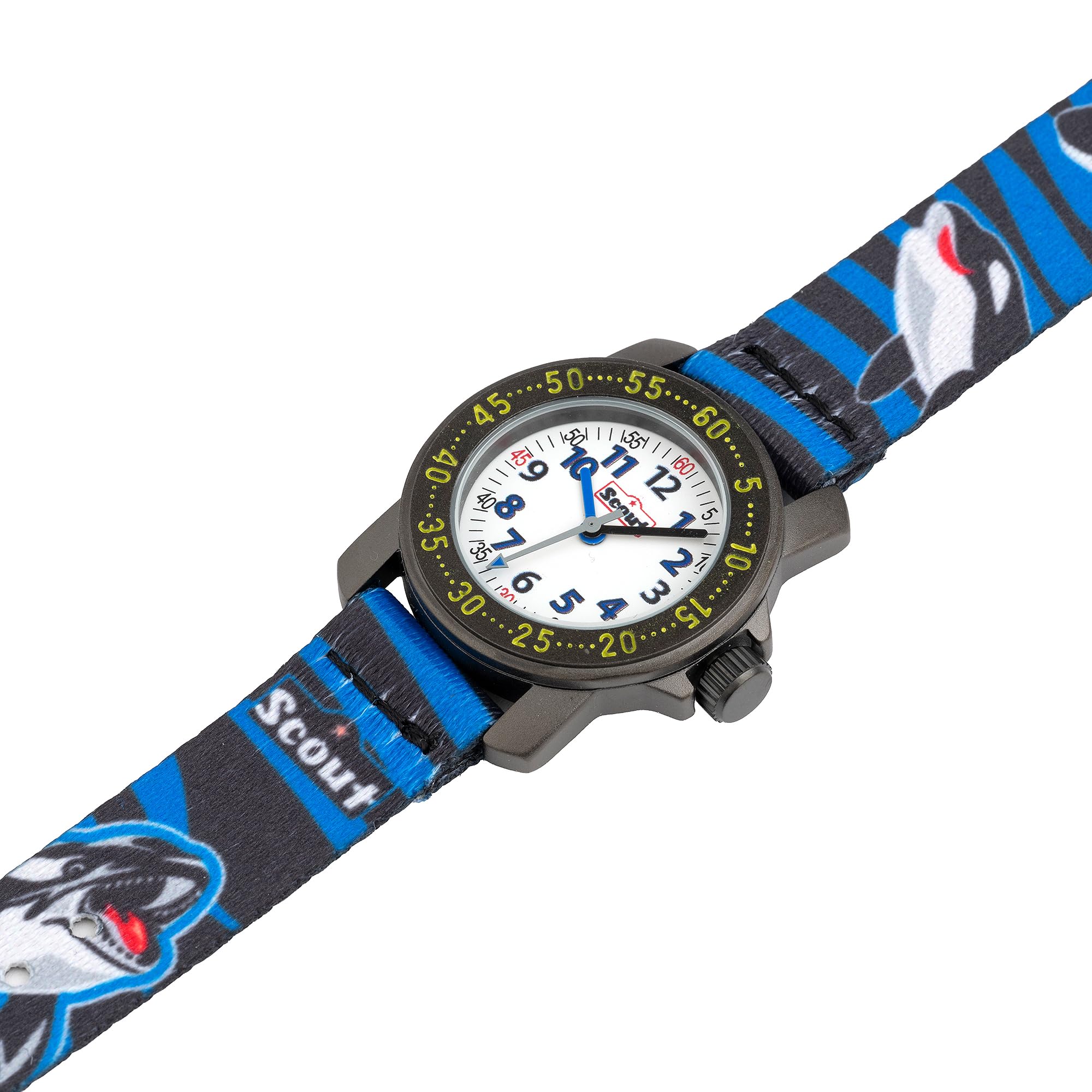 Scout Jungen Analog Quarz Uhr mit Textil Armband 376.009