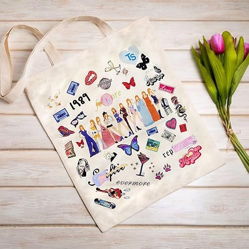 Miniatura 5 de Gpurplebud Bolsa de maquillaje para cantante, álbum inspirado, regalo, disfruta de la canción de la canción, bolsa de cosméticos, mercancía para