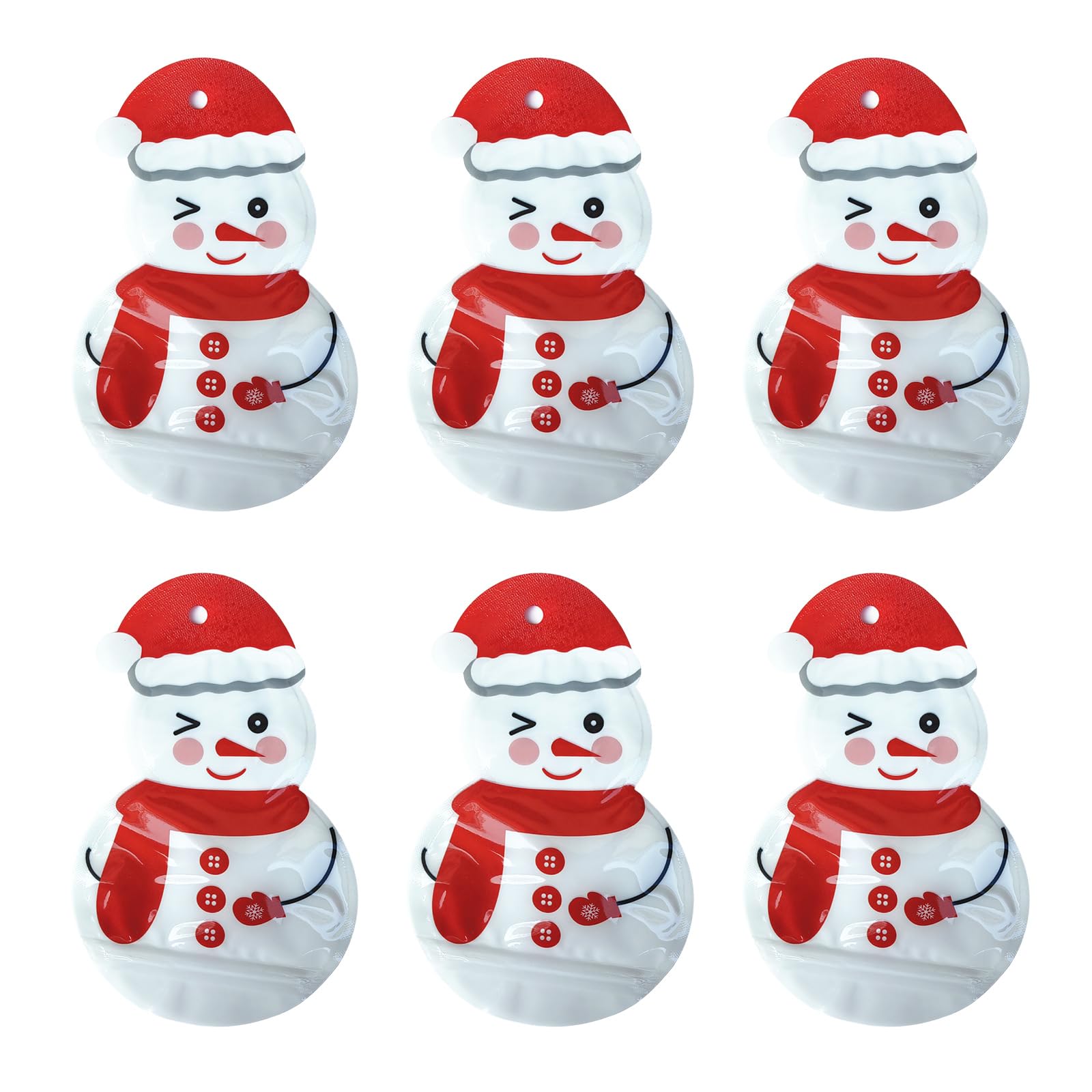 Yhplxyuus Of 6 Festives Christmas Holiday Present Bags Practical Gift Wrapping Bags Stylish Candy and Toy Storage Container Seasonal Celebration Accessories