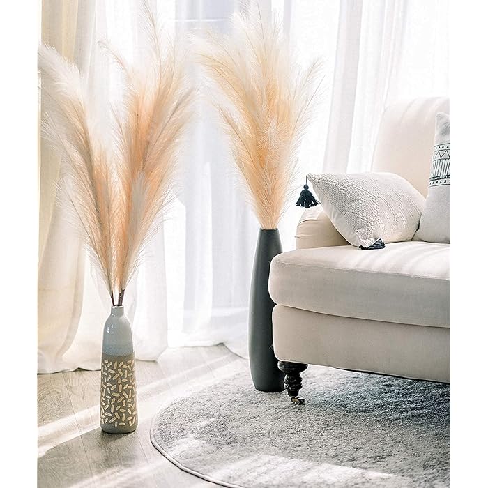 Buy REKA Faux Pampas Grass VasePompass Grass Branches Tall Bulk