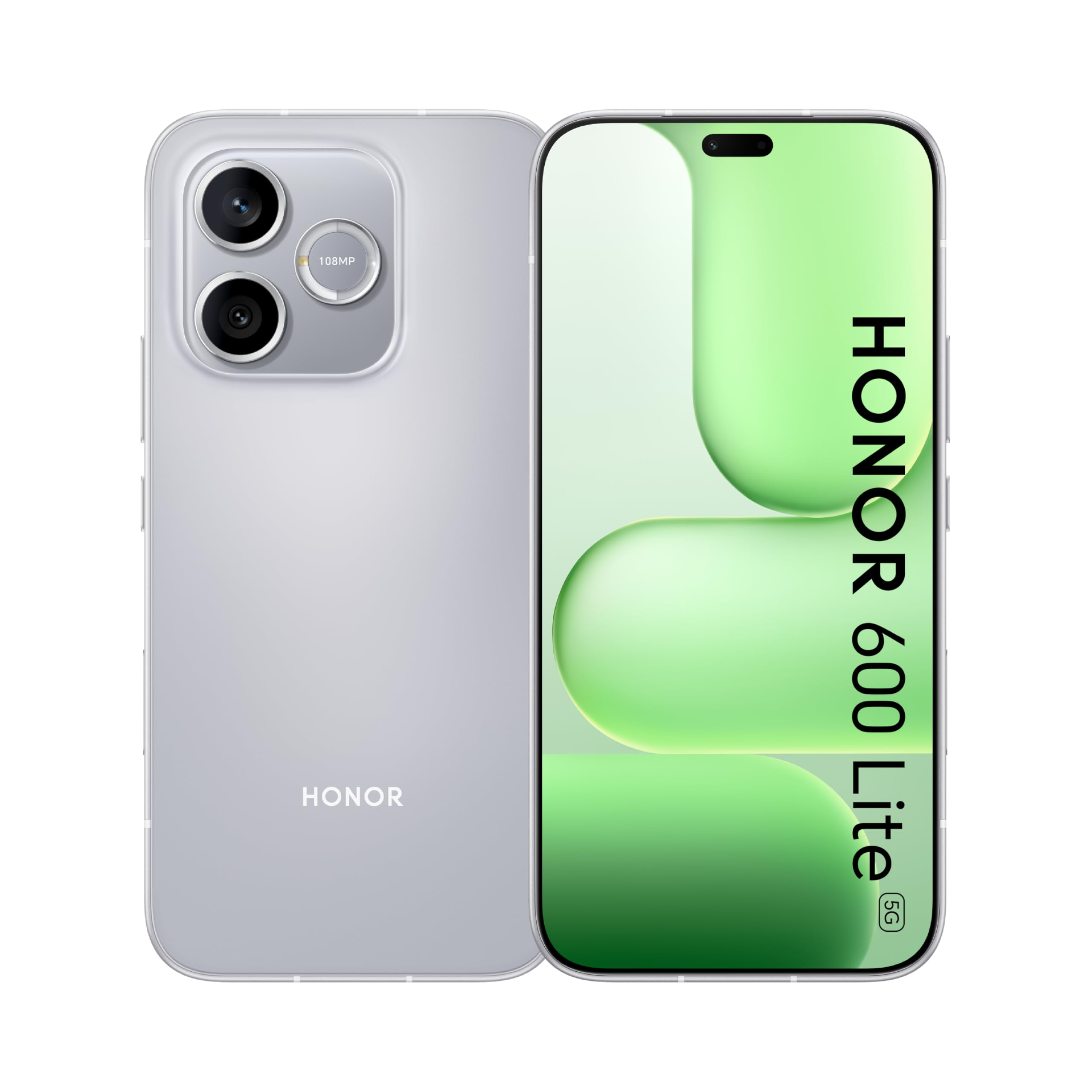 HONOR 600 Lite Dual-SIM 256GB ROM + 8GB RAM (GSM OLY | No CDMA) Factory Unlocked 5G Smartphone (Velvet Gray) - International Version