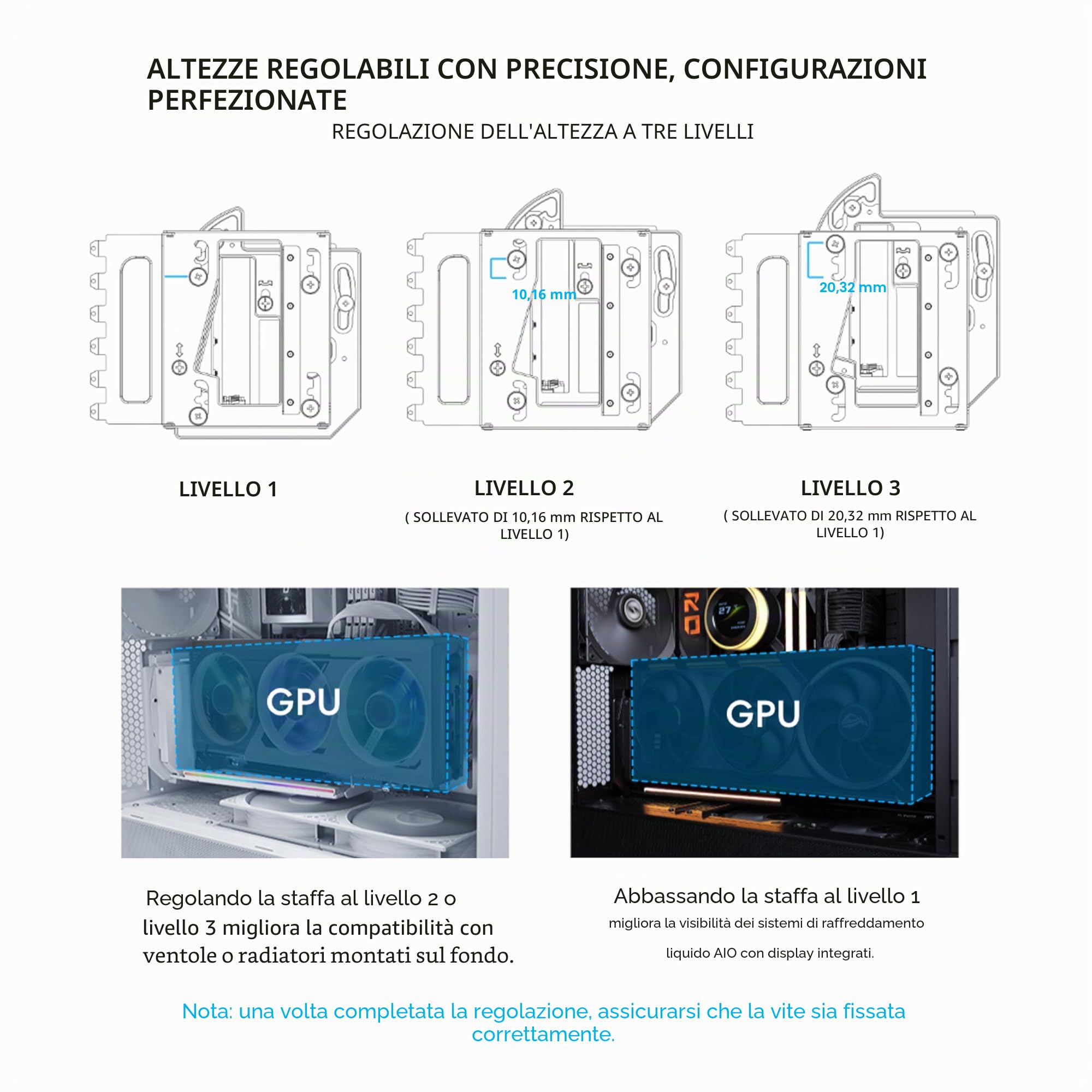Lian Li ATX - Kit GPU verticale con 4 slot per PC (VG4v4), cavo riser di prima generazione 5 PCI-E 5.0 x 16-200 mm, compatibile con PCIe 3.0/4.0, posizione regolabile, si adatta alla maggior parte dei | Cavo Riser Premium Gen 5 PCI-E 5.0 x16-200mm, compat