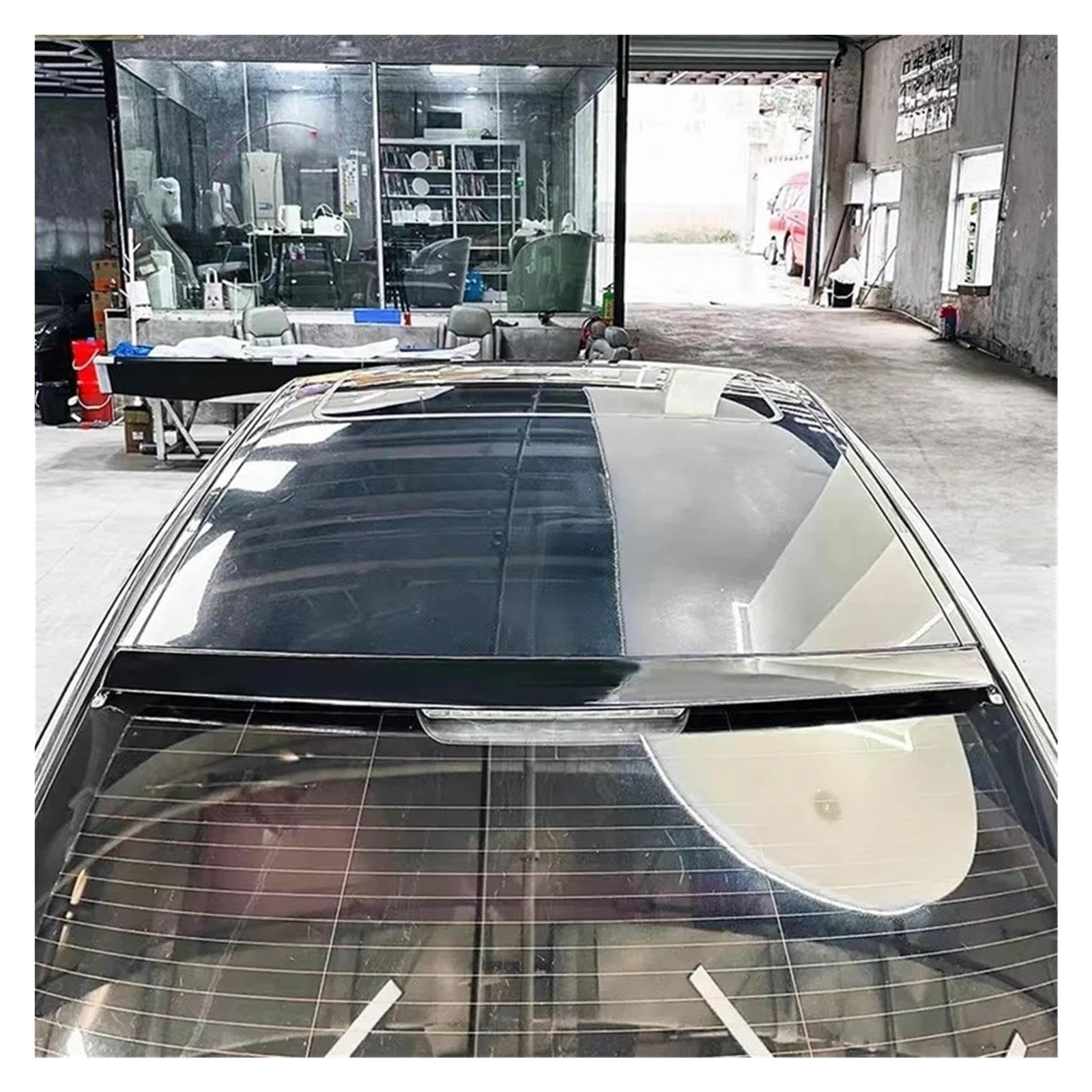 Kompatybilny z BMW 2014-2020 serii 4 F32 tylne okno dachowe pokrywa bagażnika sportowy spoiler samochodowy skrzydła czarny węgiel zewnętrzne akcesoria do tuningu(Glossy Black)