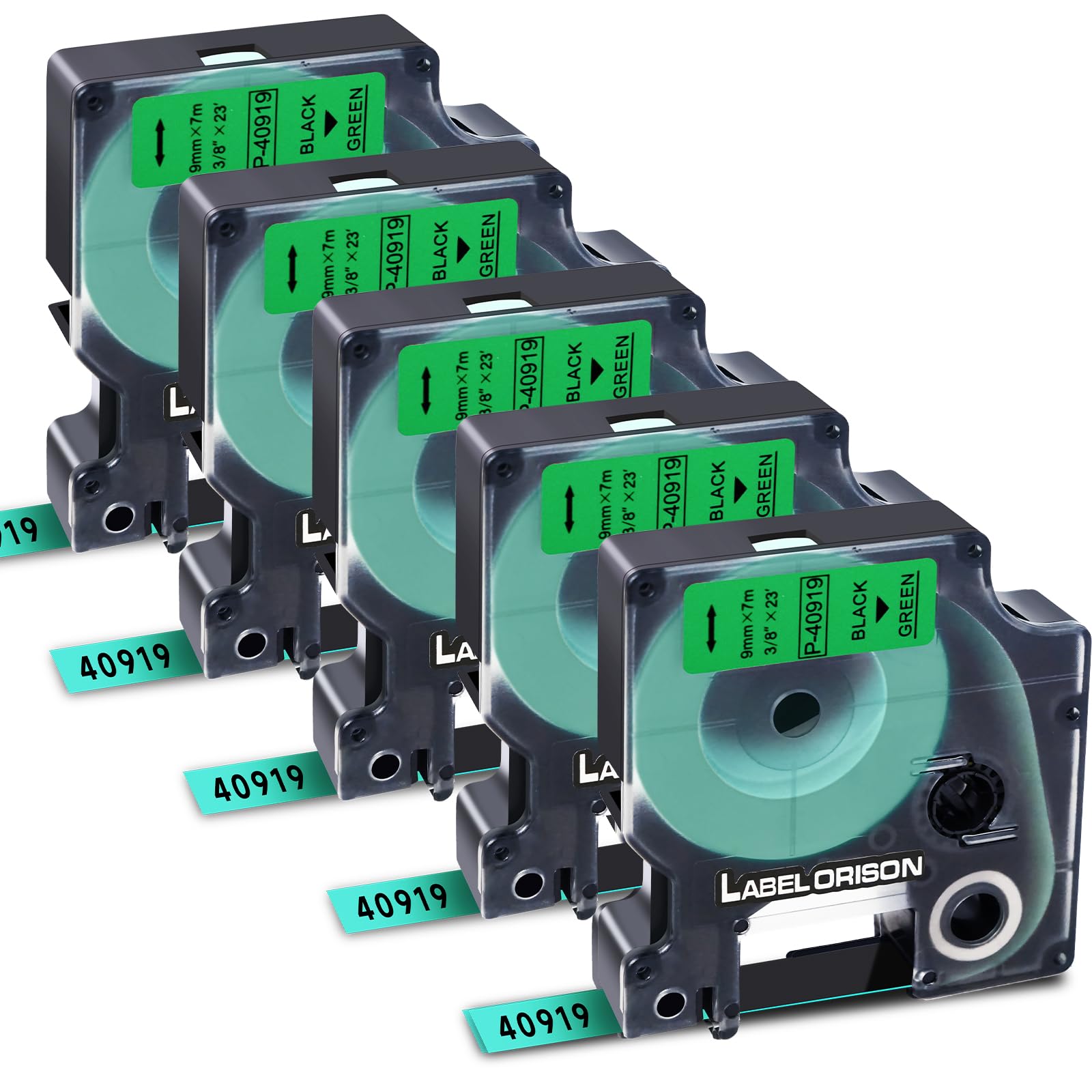 Gigmeta Set Di 6 Nastri Compatibile Per Dymo D1, 12 Mm X 7 M, Per Dymo