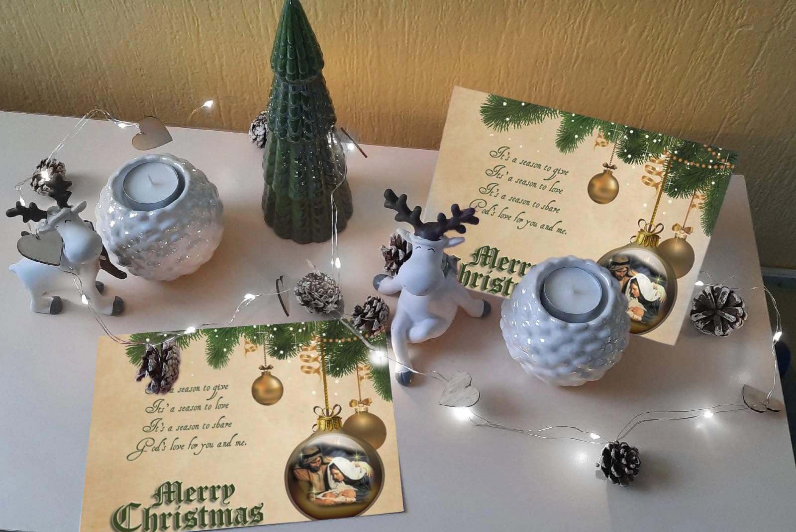 Confezione da 2 luci da parete a LED per interni/esterni, moderne, da