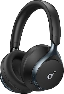 by Anker, Space One, Adaptive Active Noise Cancelling Headphones, 2X Stronger Human Voice Reduction, 40H ANC Playtime, App Control, LDAC Hi-Res Wireless Audio, Comfortable Fit, Bluetooth 5.3