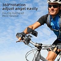 Vista 3 de Magsafe - Soporte magnético para teléfono, con súper abrazadera, aleación de aluminio, ajustable para bicicleta giratoria, carrito de golf