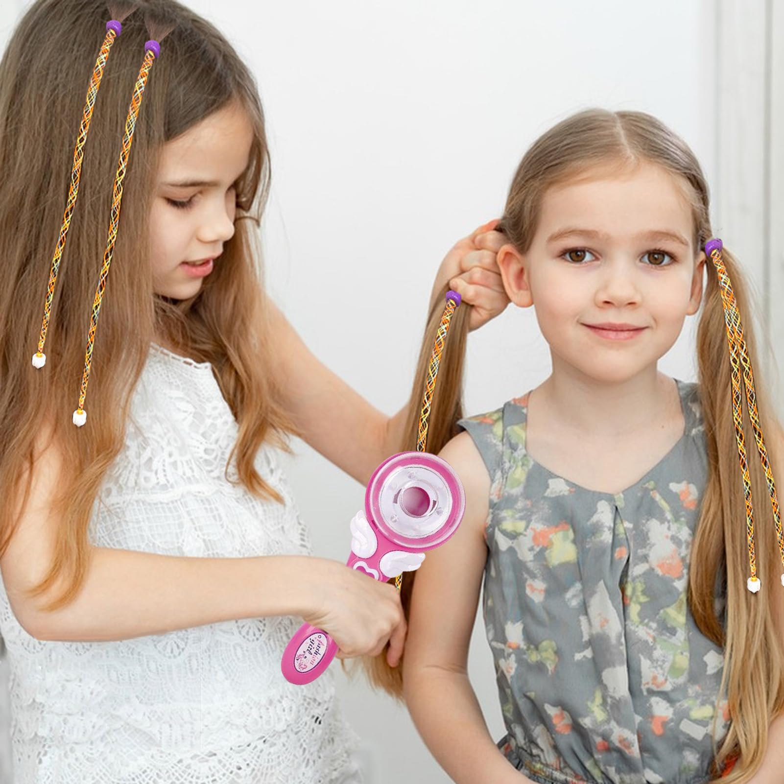 Máquina de trenzar el cabello, kit de trenzado automático de cabello, trenzadora de cabello automática, máquina de torcer el cabello para niños, máquina de trenzado multifuncional fácil, kits de