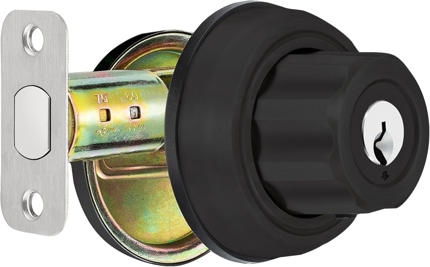 AIsecure Twist-to-Lock Keyless Deadbolt Lock for Front Door, Single ...