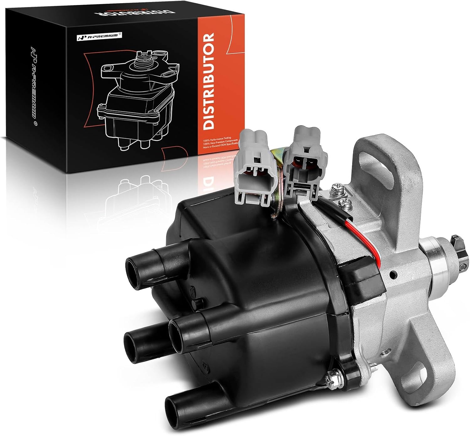 A-Premium Ignition Distributor with Cap and Rotor Compatible with Toyota - 1993-1994 - Tercel, 1.5L