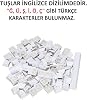 SPELT 108 Keys Universal Colorful Mechanical Keyboard Keypad Cover Keycap White English Arranged