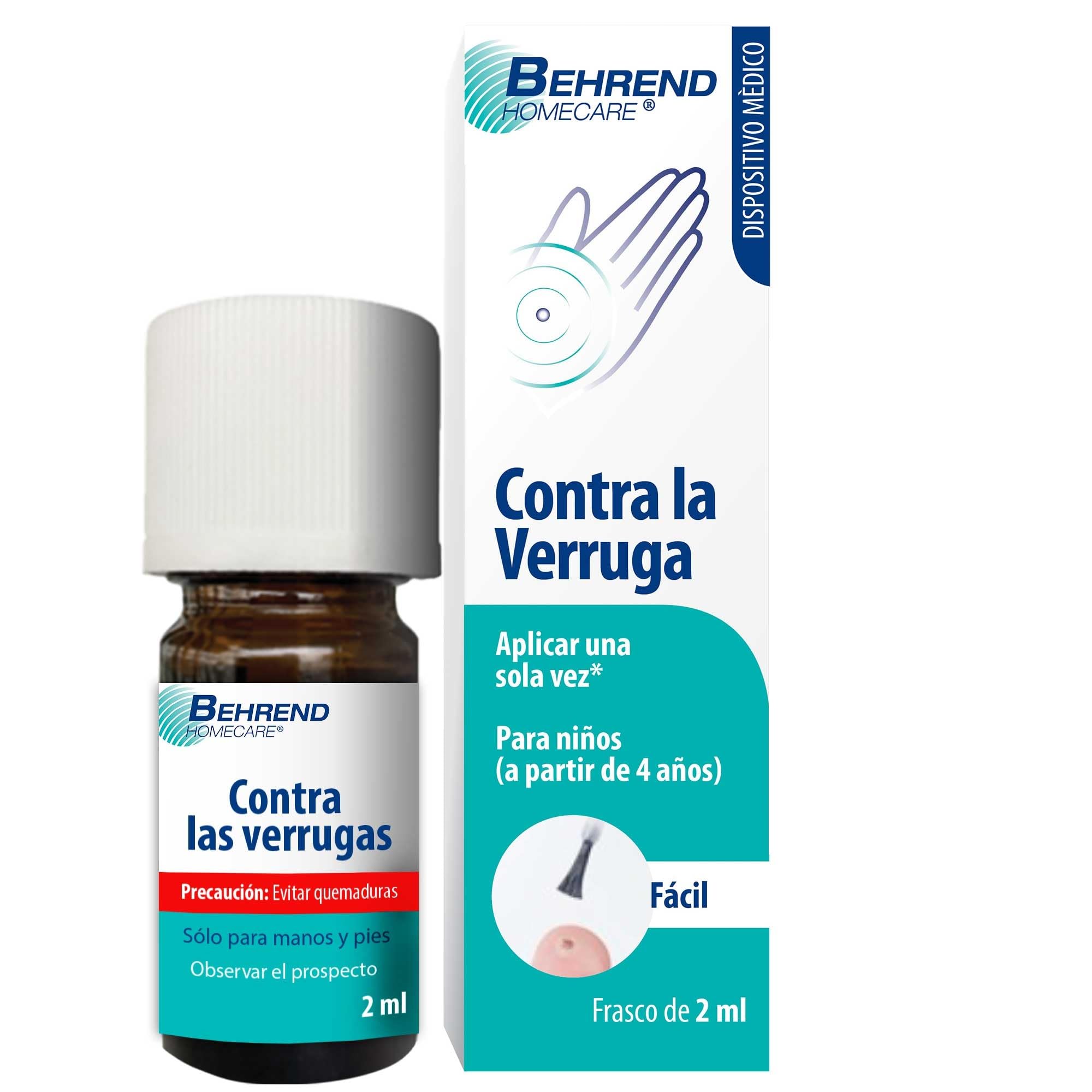 Behrend - Contra las verrugas en manos y pies - preciso, indoloro y seguro - apto para niños a partir de 4 años - Eficacia clínicamente probada (2 ml)