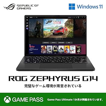 Amazon.co.jp: ASUS ゲーミングノートPC ROG Zephyrus G14 14