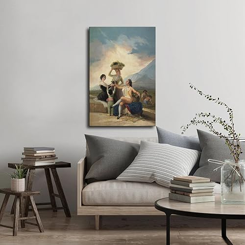 Miniatura 3 de EsaSam Póster de Francisco De Goya The Grape Harvest por Francisco De Goya, impresión de imágenes, arte de pared, póster estético para sala de