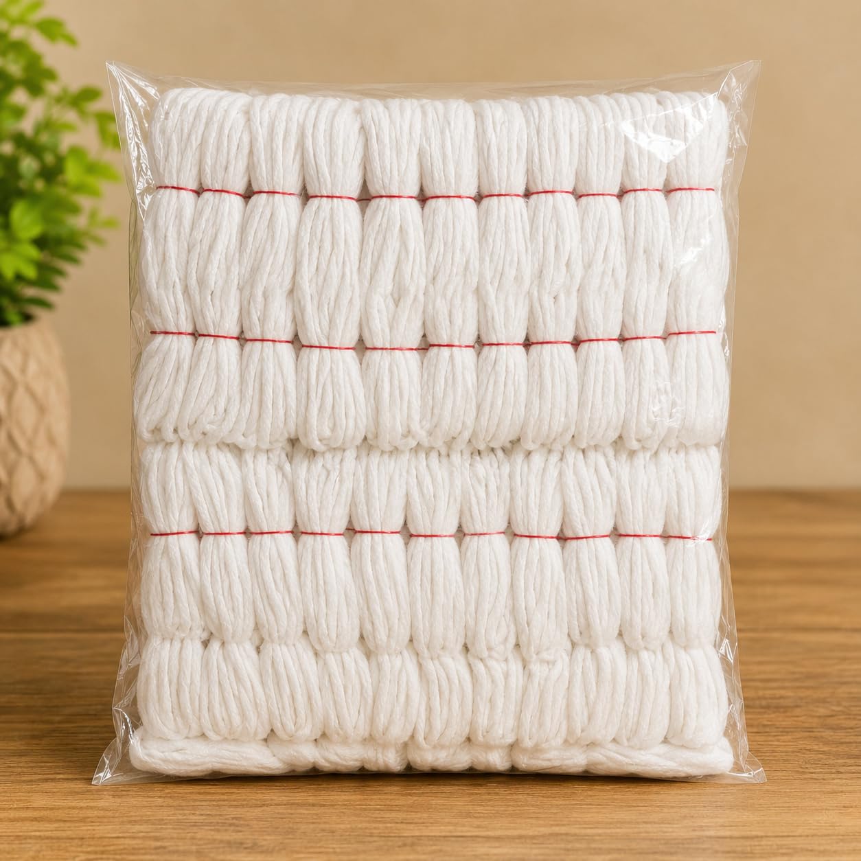 Devi Ayurvedic Shop | Cotton Wicks - Panju Thiri - Diya Batti | Lamp Wicks - White Colour | Vilakku Thiri for Pooja and Spiritual Purposes | Pack of 50-image-25