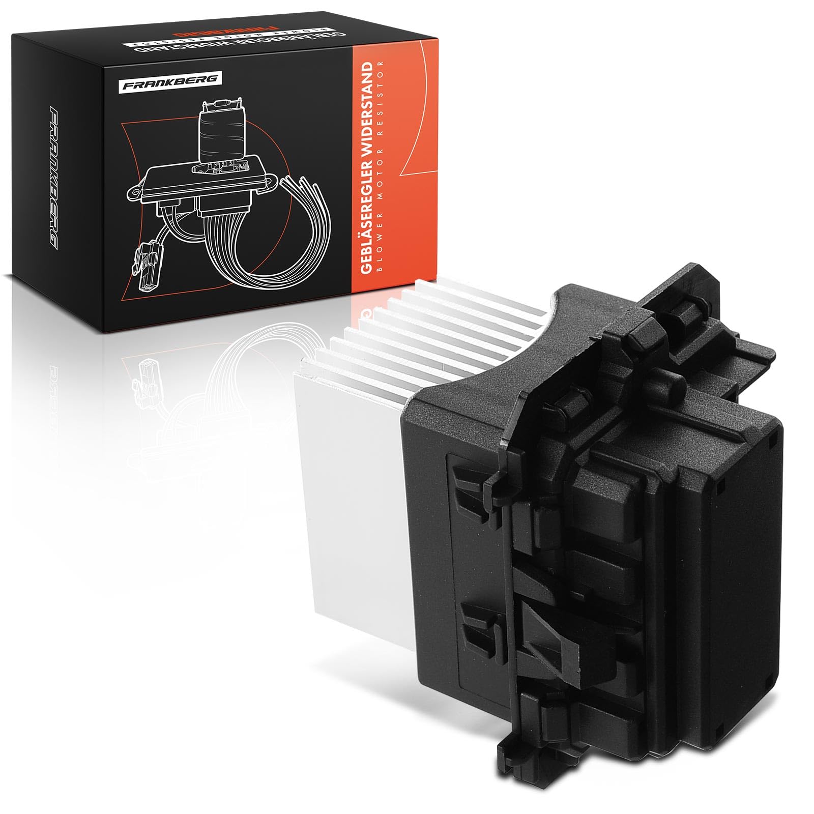 Frankberg Régulateur de soufflerie 509961 | Compatible avec: Scénic III JZ0/1, 508 SW I 8E, Boîte Trafic II FL, Clio IV Grandtour KH_, Trafic II plateau/châssis EL