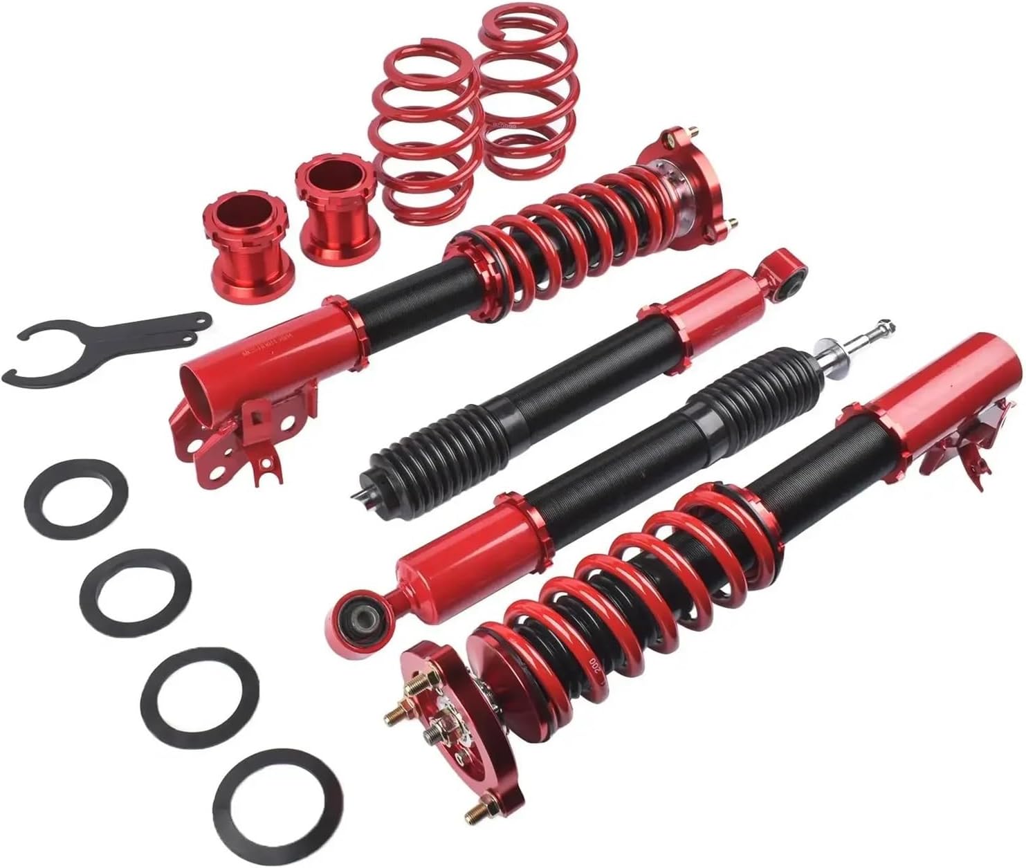 AP01 4Pcs Coilover Spring & Shocks Front Rear，Compatible With Civic,Compatible With Acura CSX 2006-2011