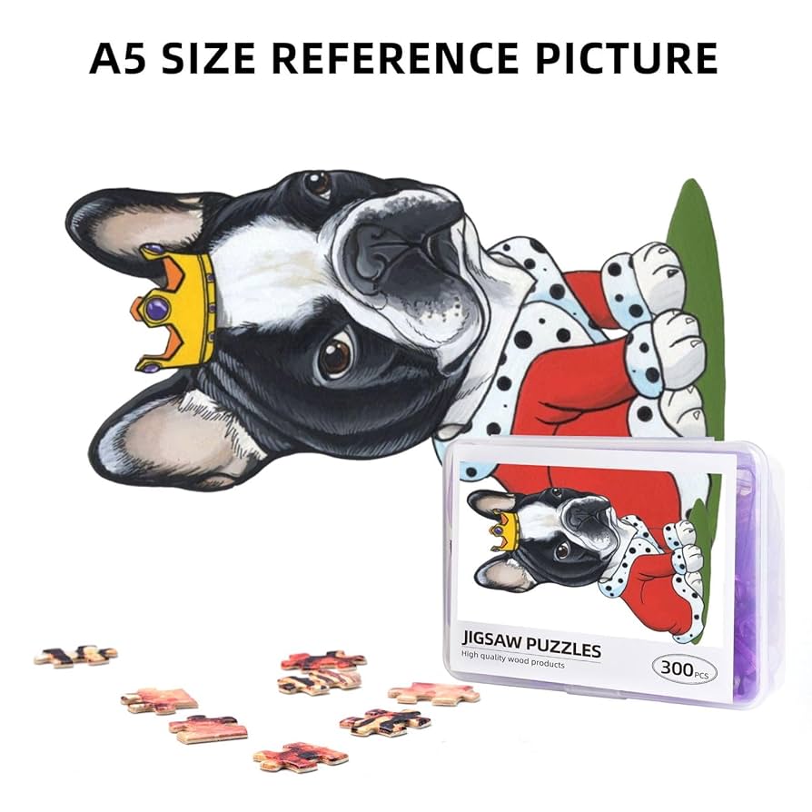 Amazon.co.jp: ジグソーパズル クラウン フレンチブルドッグ 犬