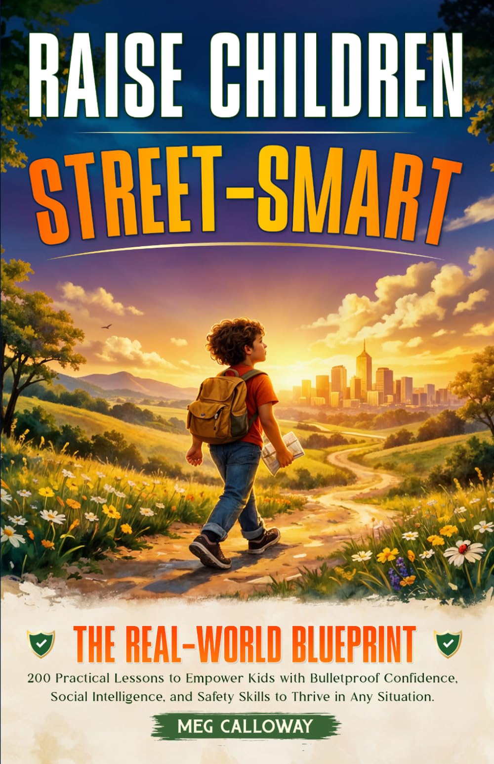 Raise Children Street-Smart: The Real-World Blueprint: 200 Practical Lessons to Empower Kids with Bulletproof Confidence, Social Intelligence, and Safety Skills to Thrive in Any Situation