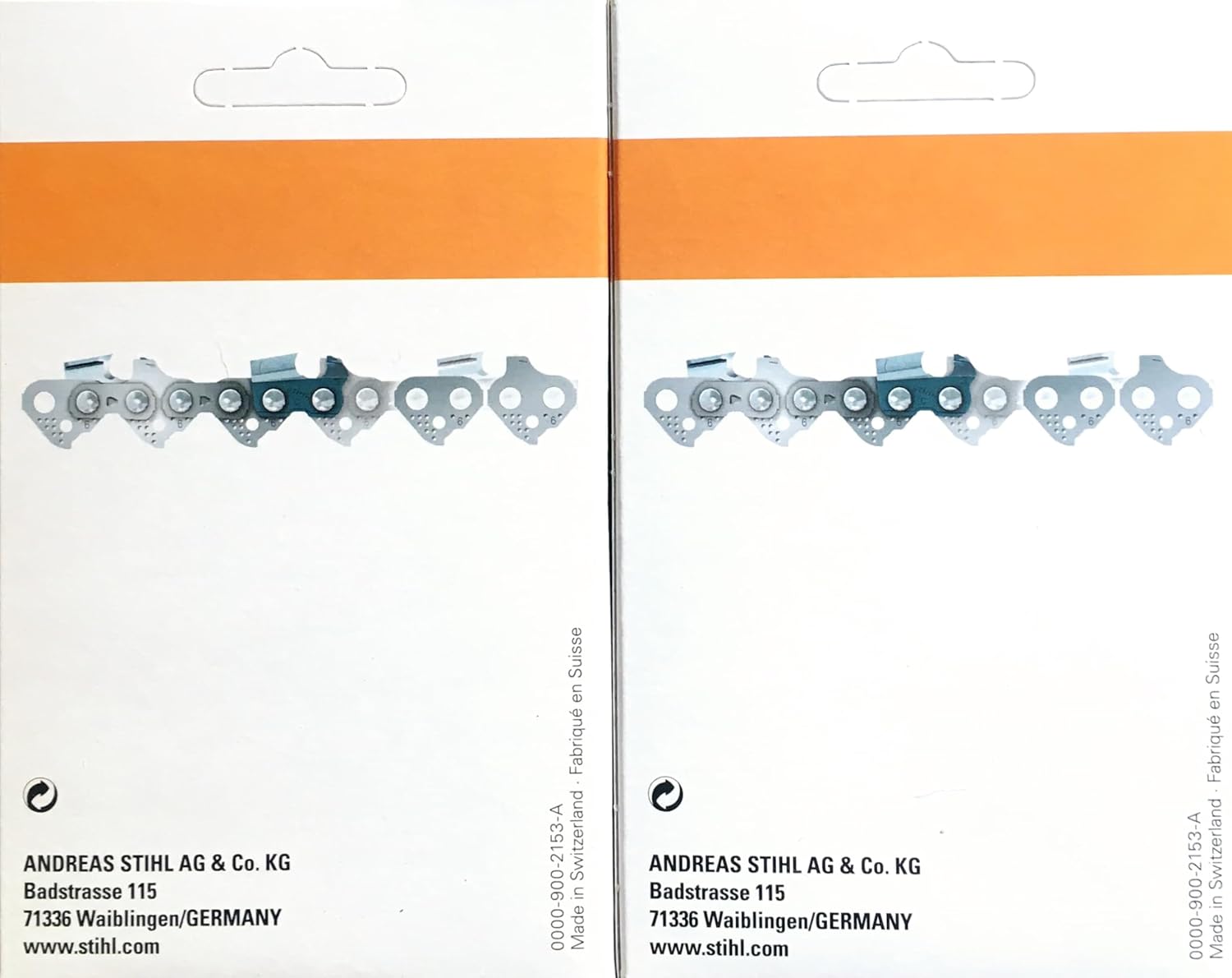 STIHL 26RM3-74 Oilomatic Rapid Micro 3 Saw Chain, 18" - 2 Pack