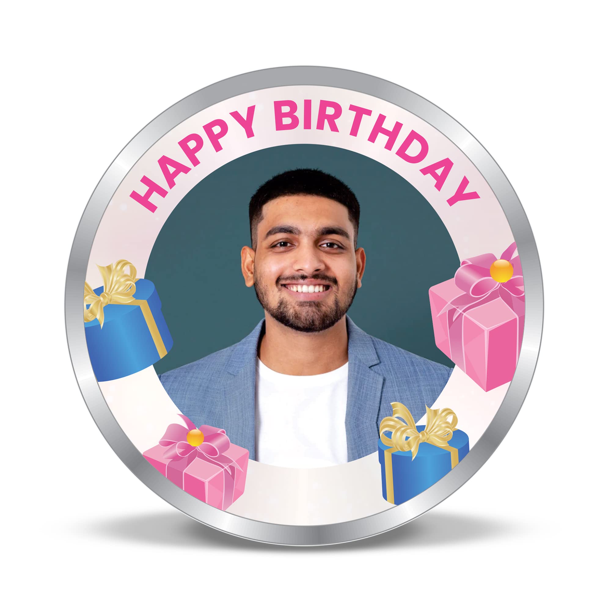 Precious Moments BIS Hallmarked Personalised Happy Birthday 10 Gram Silver Coin 999 Pure by ACPL (B0BB9R8V4V) Amazon Price History, Amazon Price Tracker